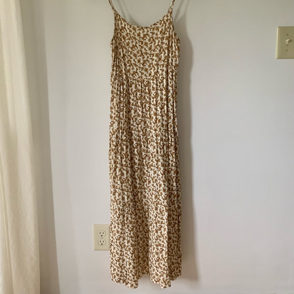 Floral Tier Midi Dress